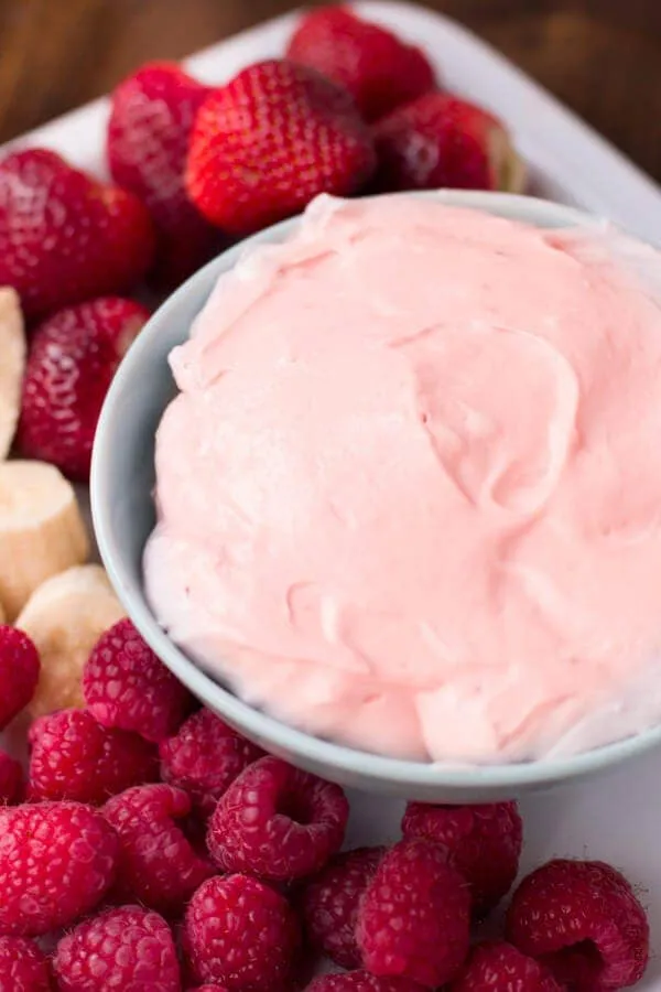 GLINDA'S DREAMY RASPBERRY FRUIT DIP--Land of Oz Mix