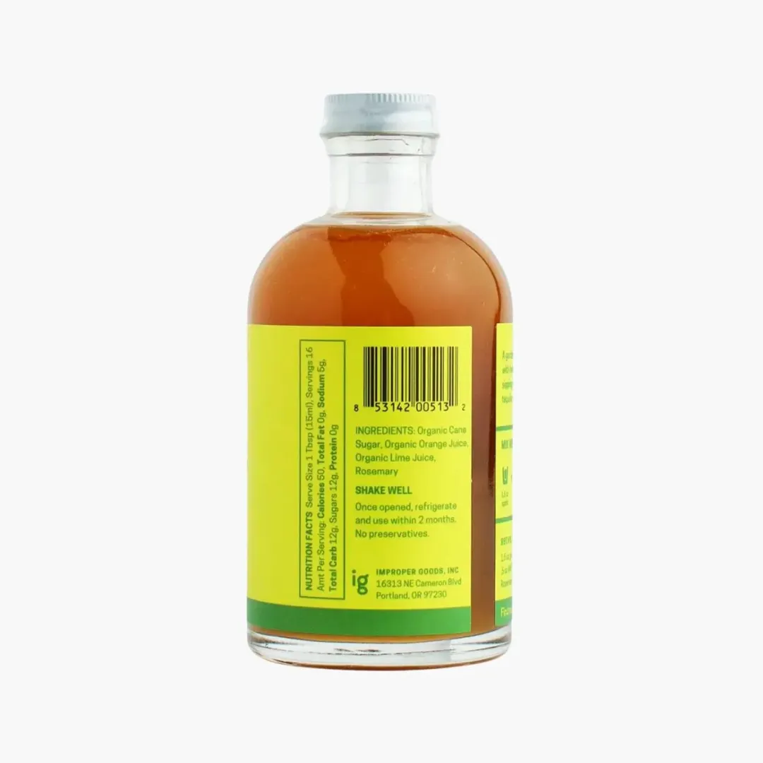 RAFT Citrus Rosemary Syrup