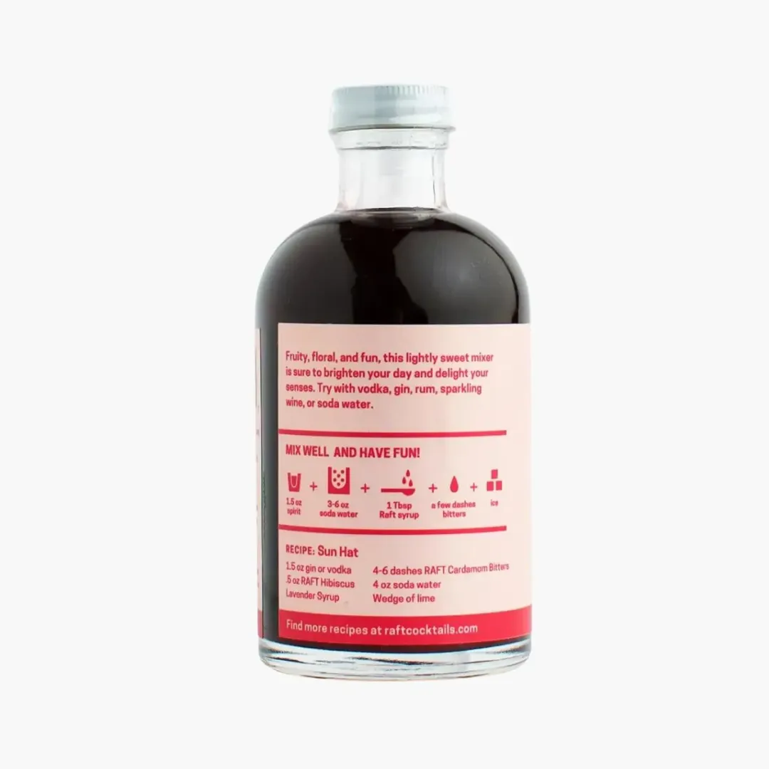 RAFT Hibiscus Lavender Syrup