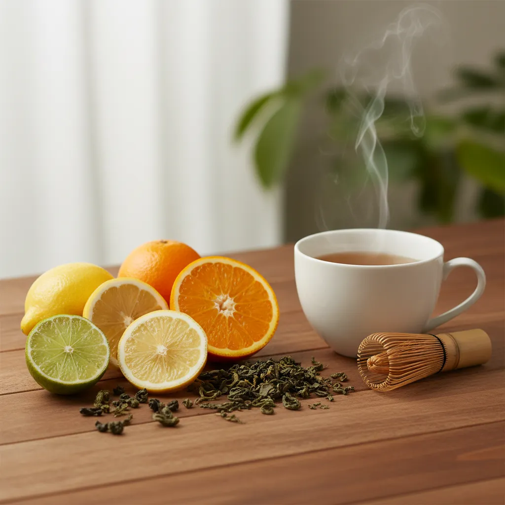 Citrus Ginger Gunpowder Green Tea Dry Blend 2 oz