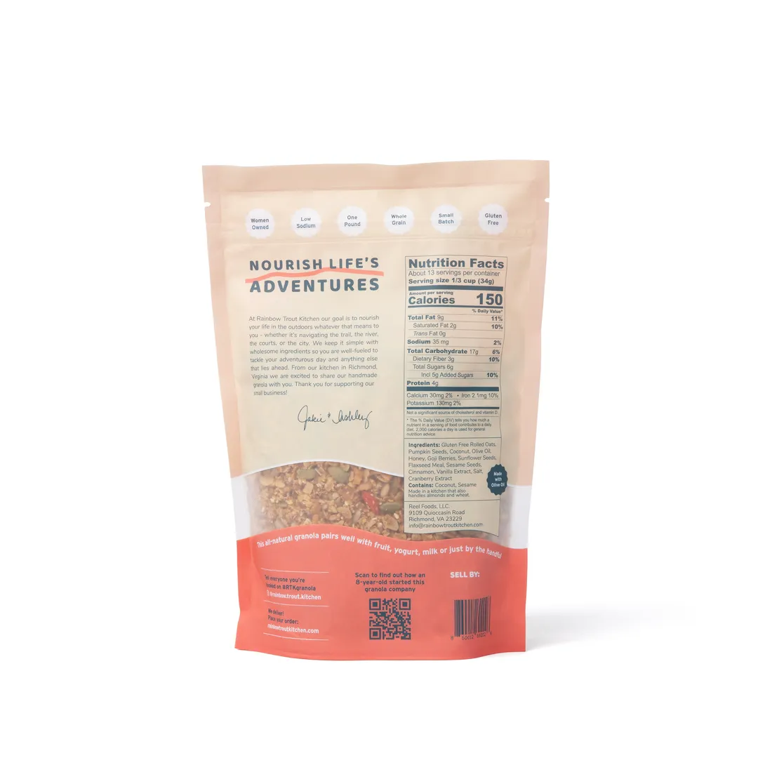 Triple Seed Berry Granola, 16 oz. (gluten free)