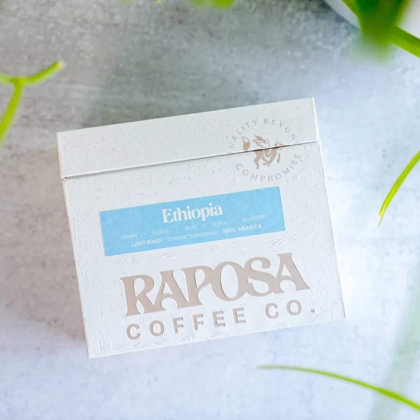 Ethiopia: Light Roast Specialty Whole Roasted Coffee Beans (1kg)