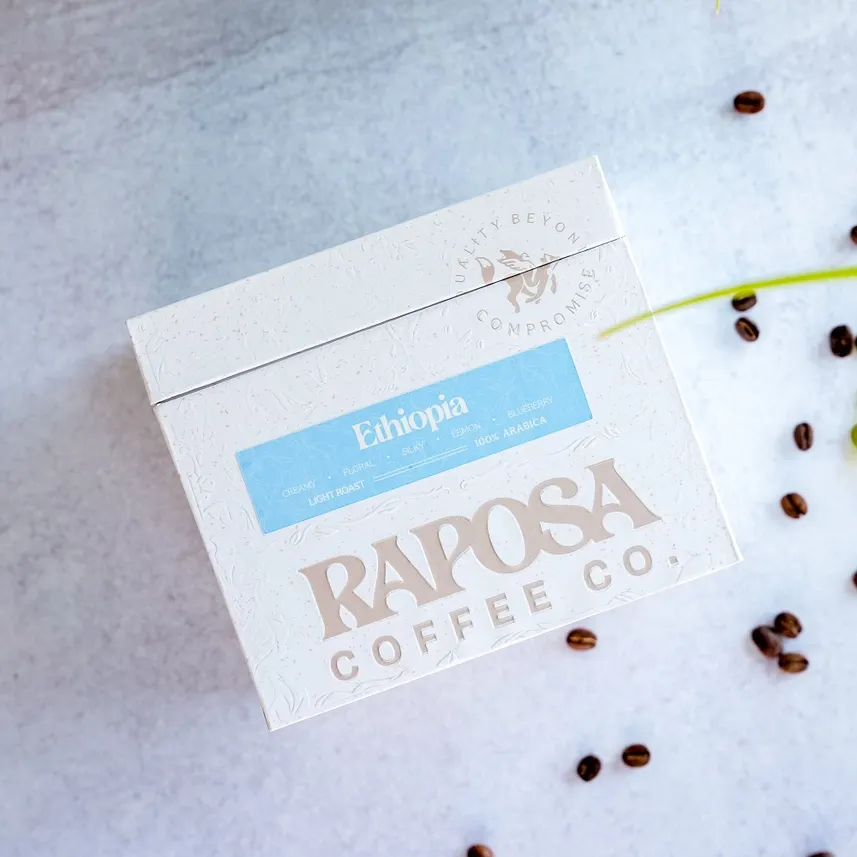 Ethiopia: Light Roast Specialty Whole Roasted Coffee Beans (1kg)