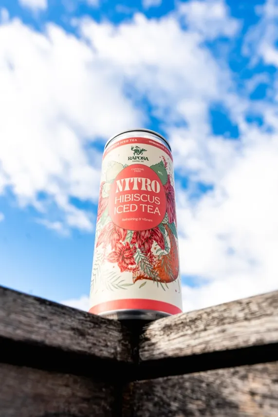 Nitro Cold Brew: Hibiscus Iced Tea (250ml) Caffeine-Free