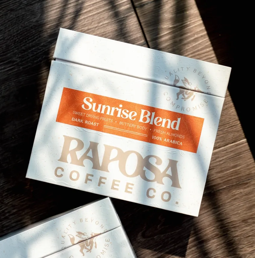 Sunrise Blend | Dark Roasted Whole Specialty Coffee Beans (1kg)