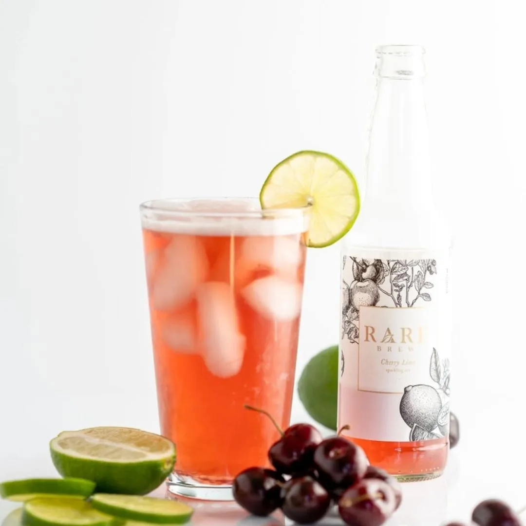 Sparkling Cherry Lime Bottles
