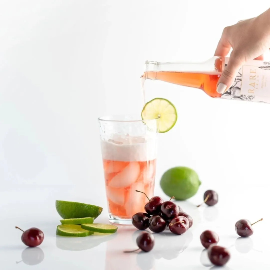 Sparkling Cherry Lime Bottles
