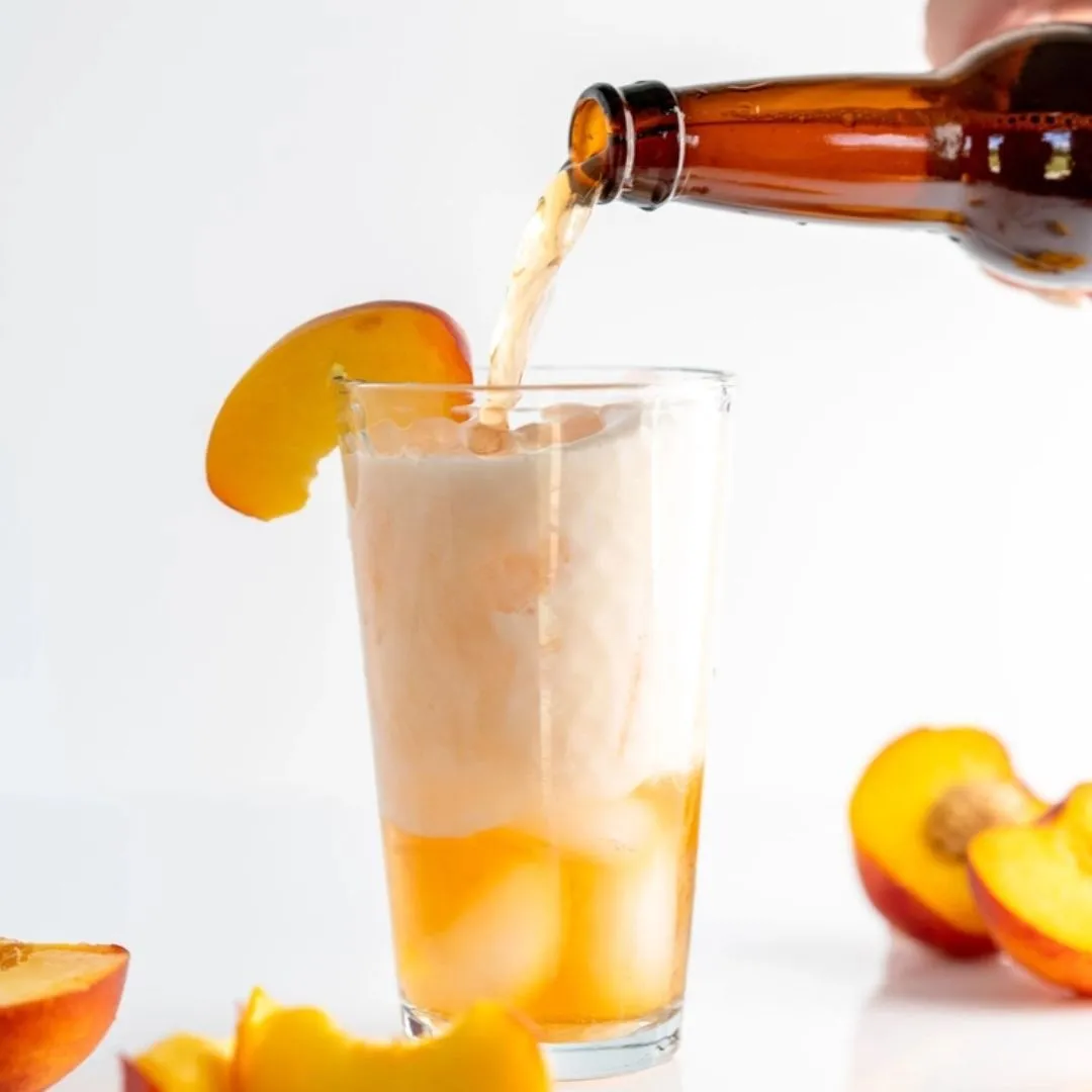 Sparkling Peach Tree Hops Bottles
