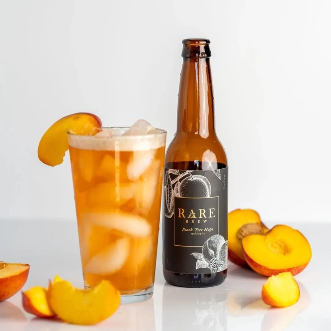 Sparkling Peach Tree Hops Bottles