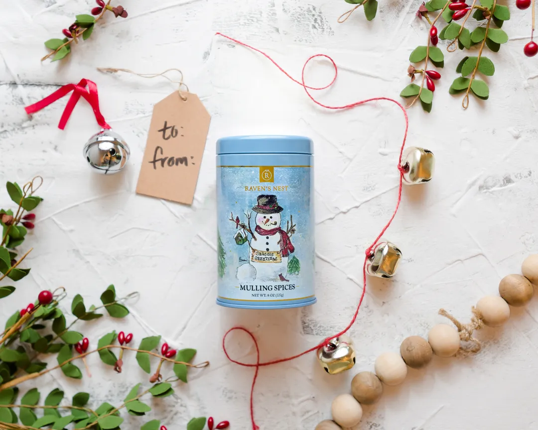 NEW! Snowman - Raven's Holiday Keepsake Tin