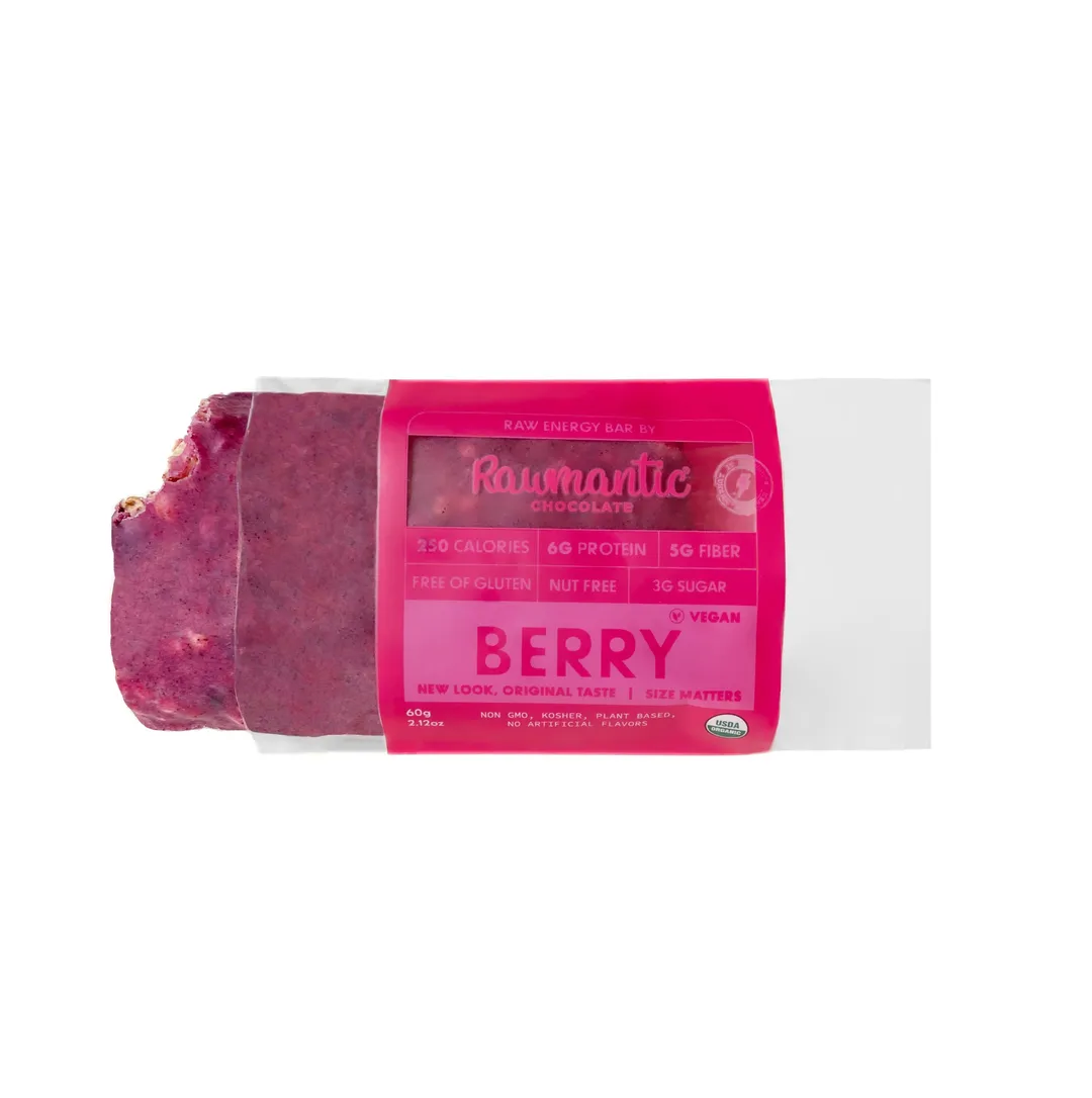 Mixed Berry Vegan Protein Nutritional Bars, Nut-Free