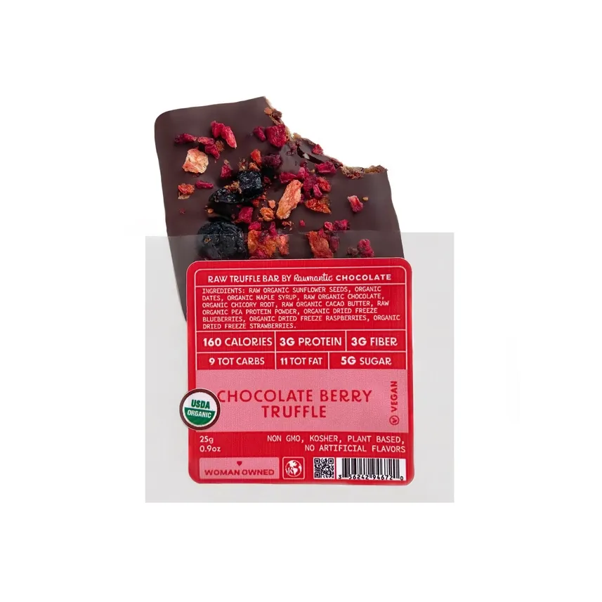 Chocolate, Berry Mini Truffle Bars