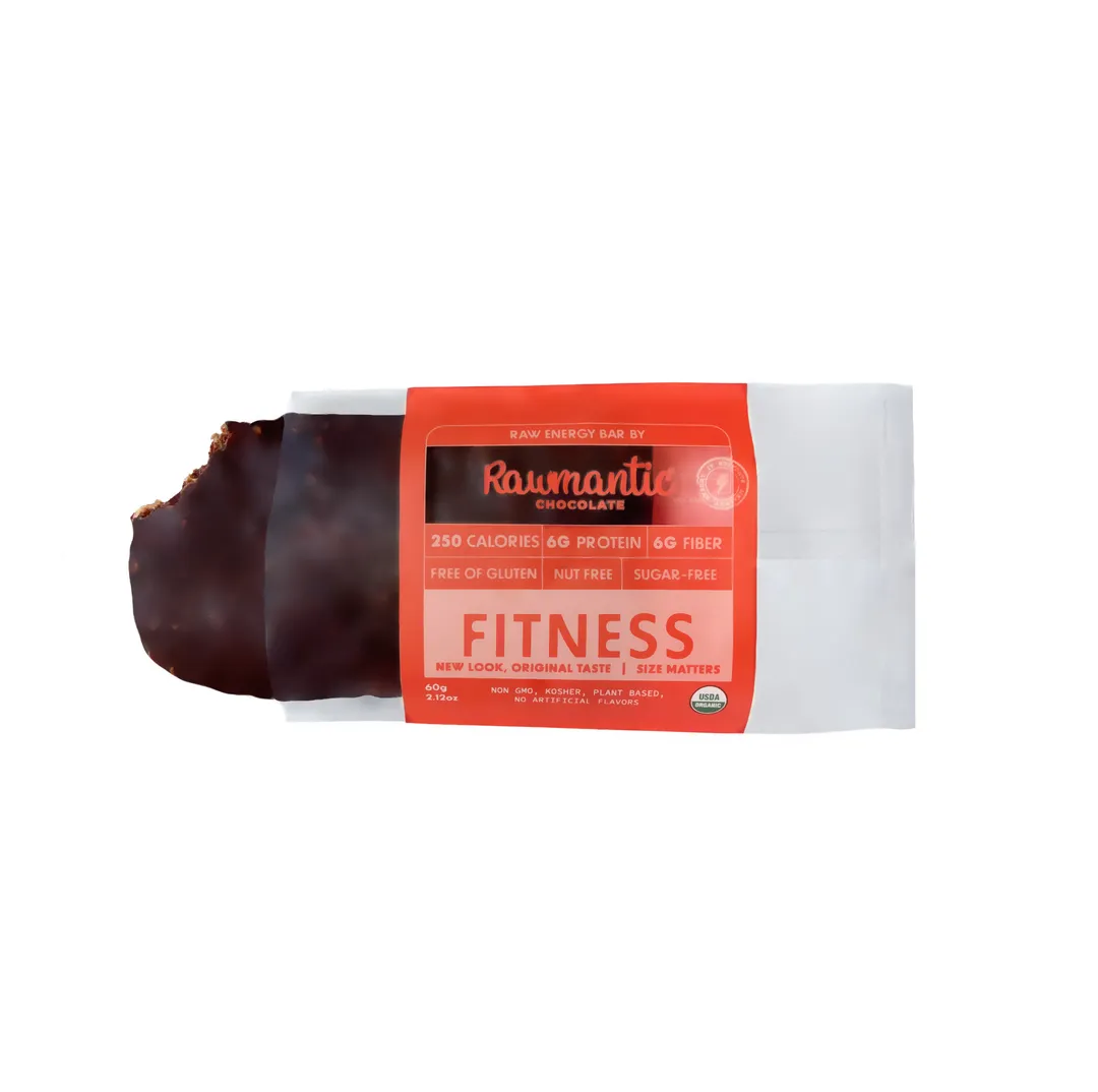 Fitness Vegan Plant Based Protein Nutritional Bars, Sugar-Free