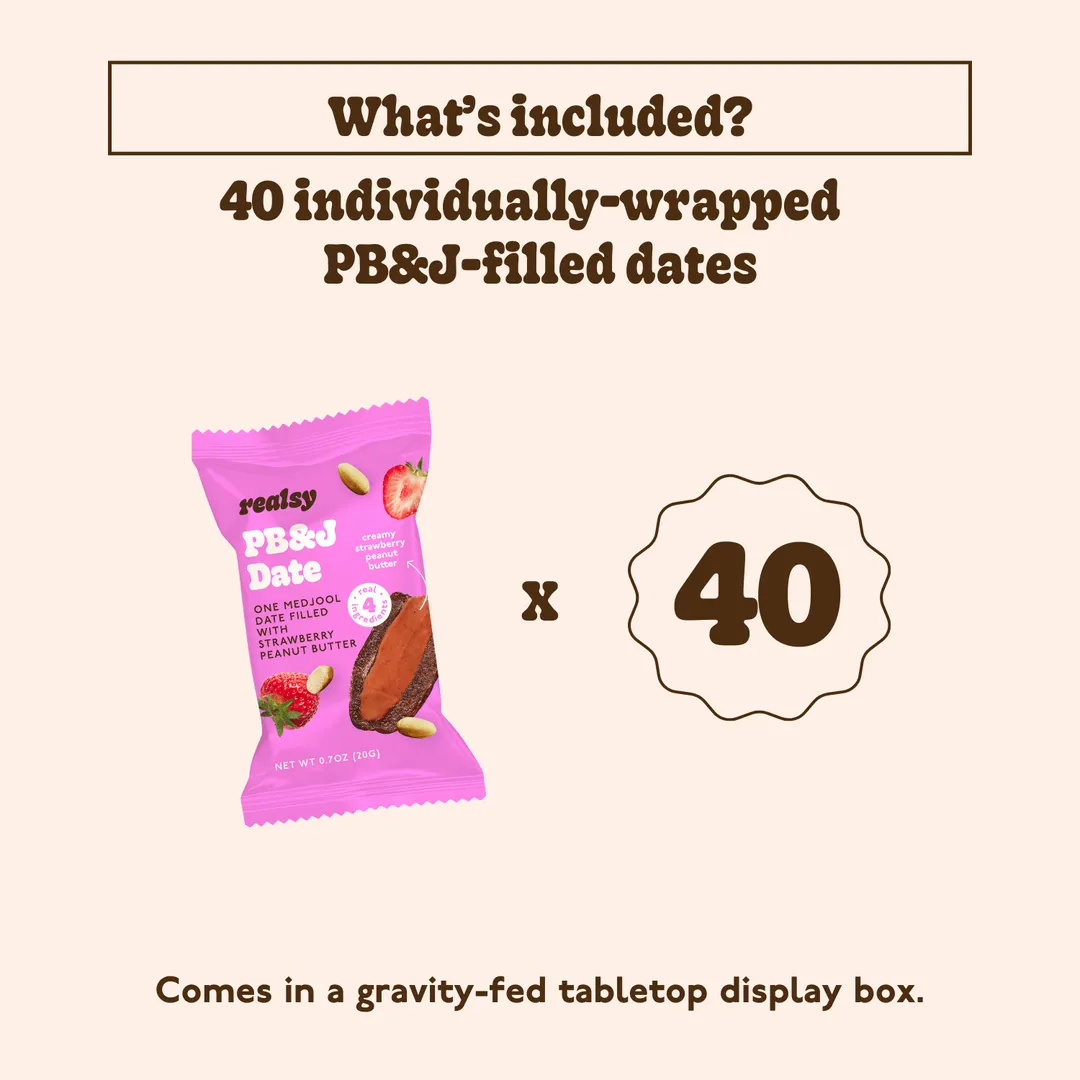 PB&J Dates | Individually Wrapped (40 count)