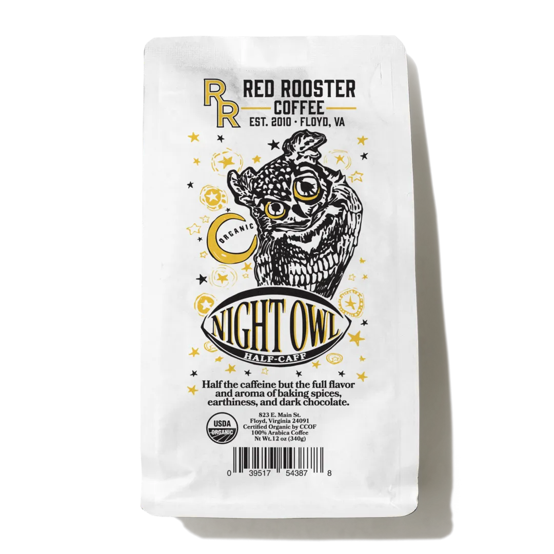 Organic Night Owl Half-Caff - Medium Roast Coffee Beans variant