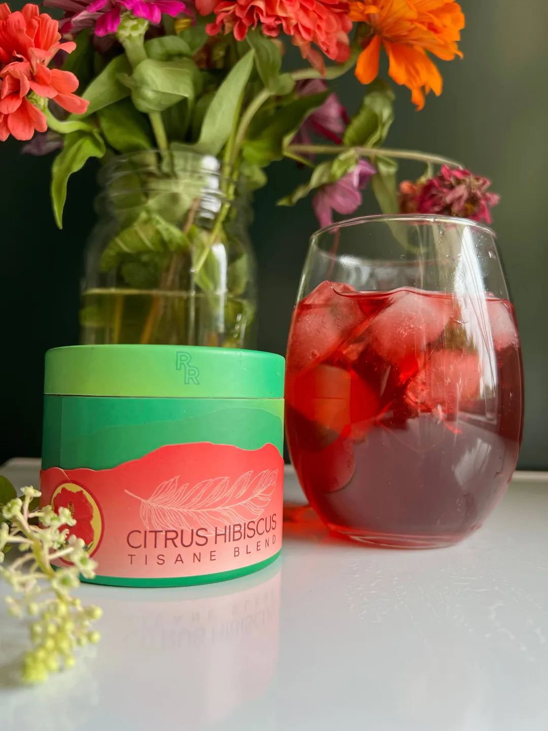 Citrus Hibiscus Herbal Loose Leaf Tisane (2 oz can)
