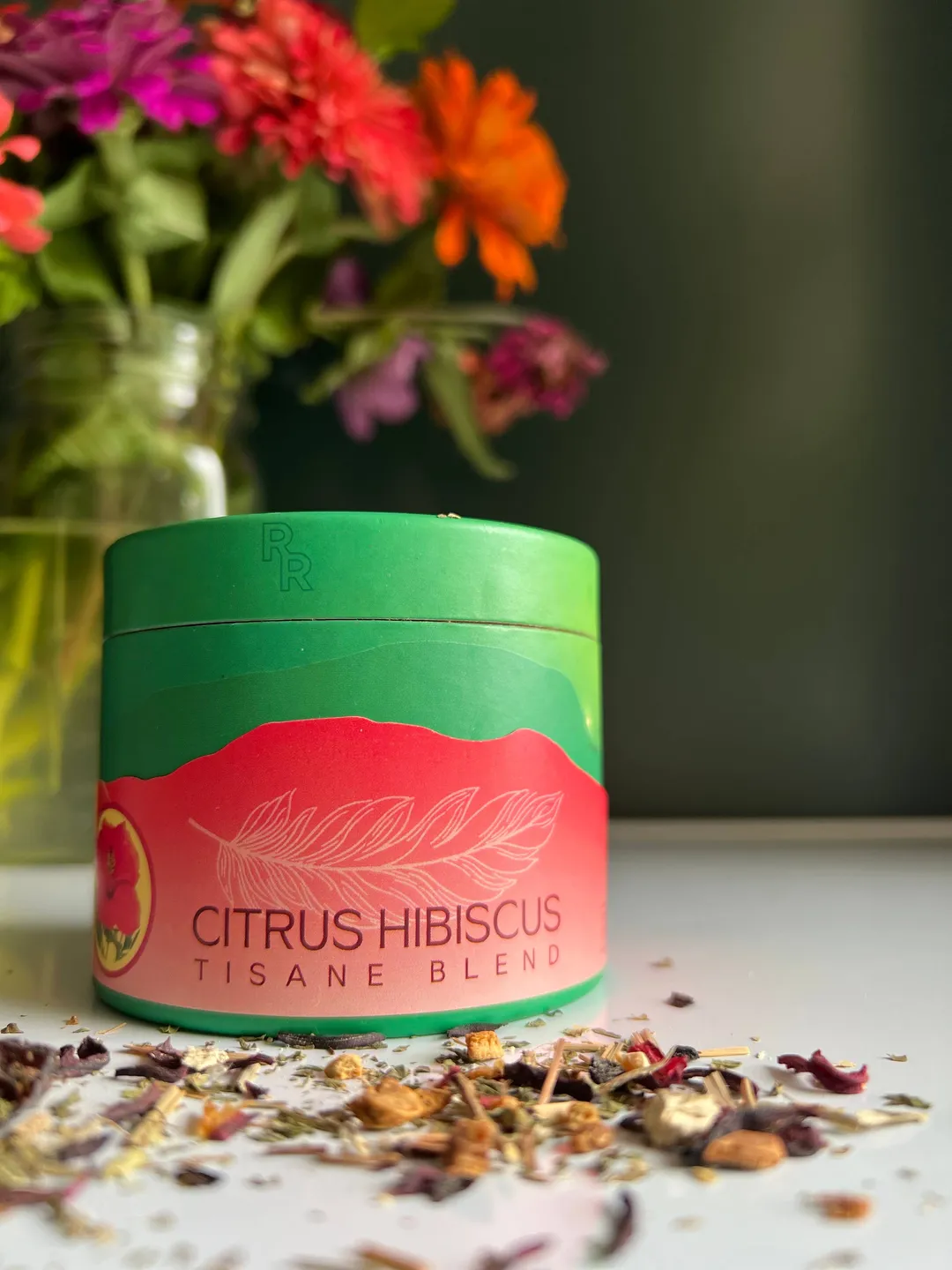 Citrus Hibiscus Herbal Loose Leaf Tisane (2 oz can)