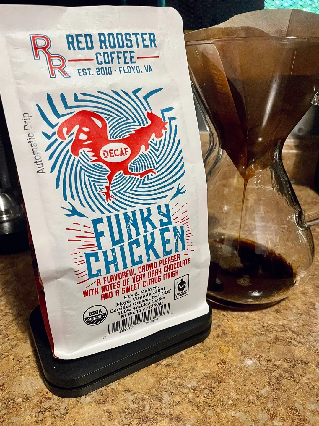 Organic Decaf Funky Chicken - Coffee Beans