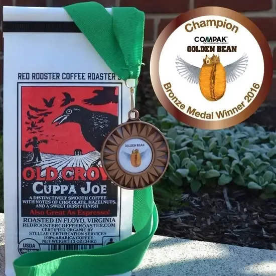 Organic Old Crow Cuppa Joe Espresso Coffee Beans