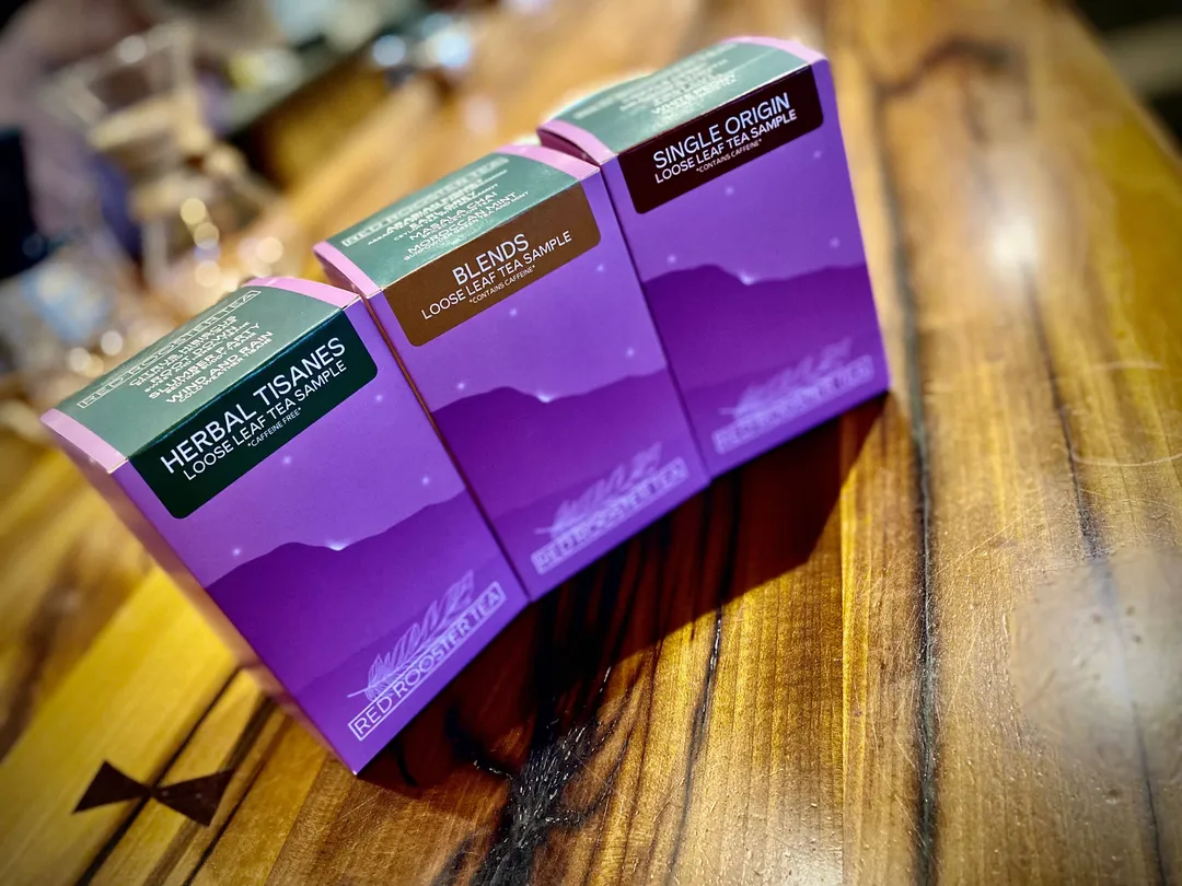 Single Origin Tea Sampler Box – 4-Tea Sample and Gift Set