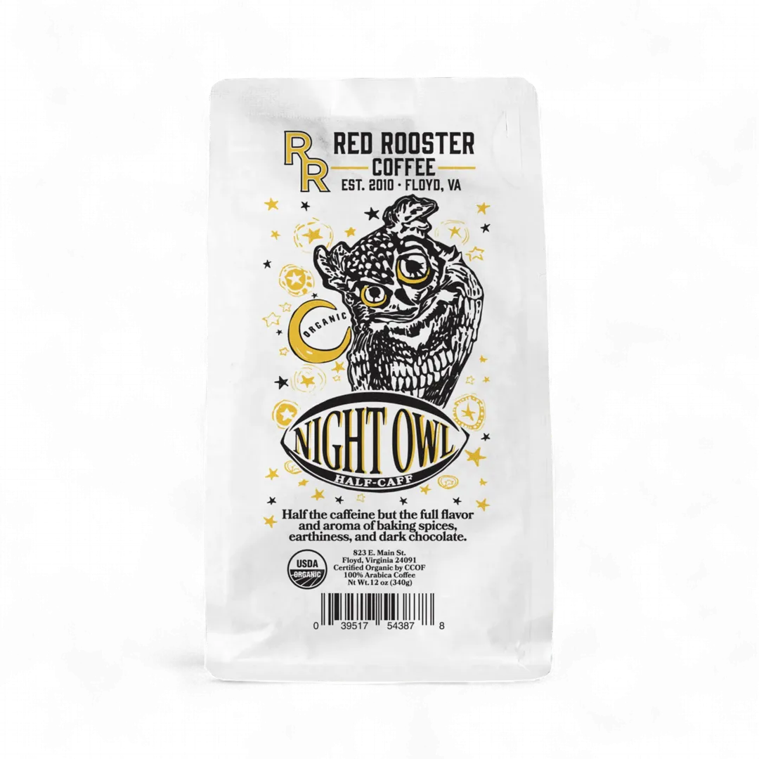 Organic Night Owl Half-Caff - Medium Roast Coffee Beans
