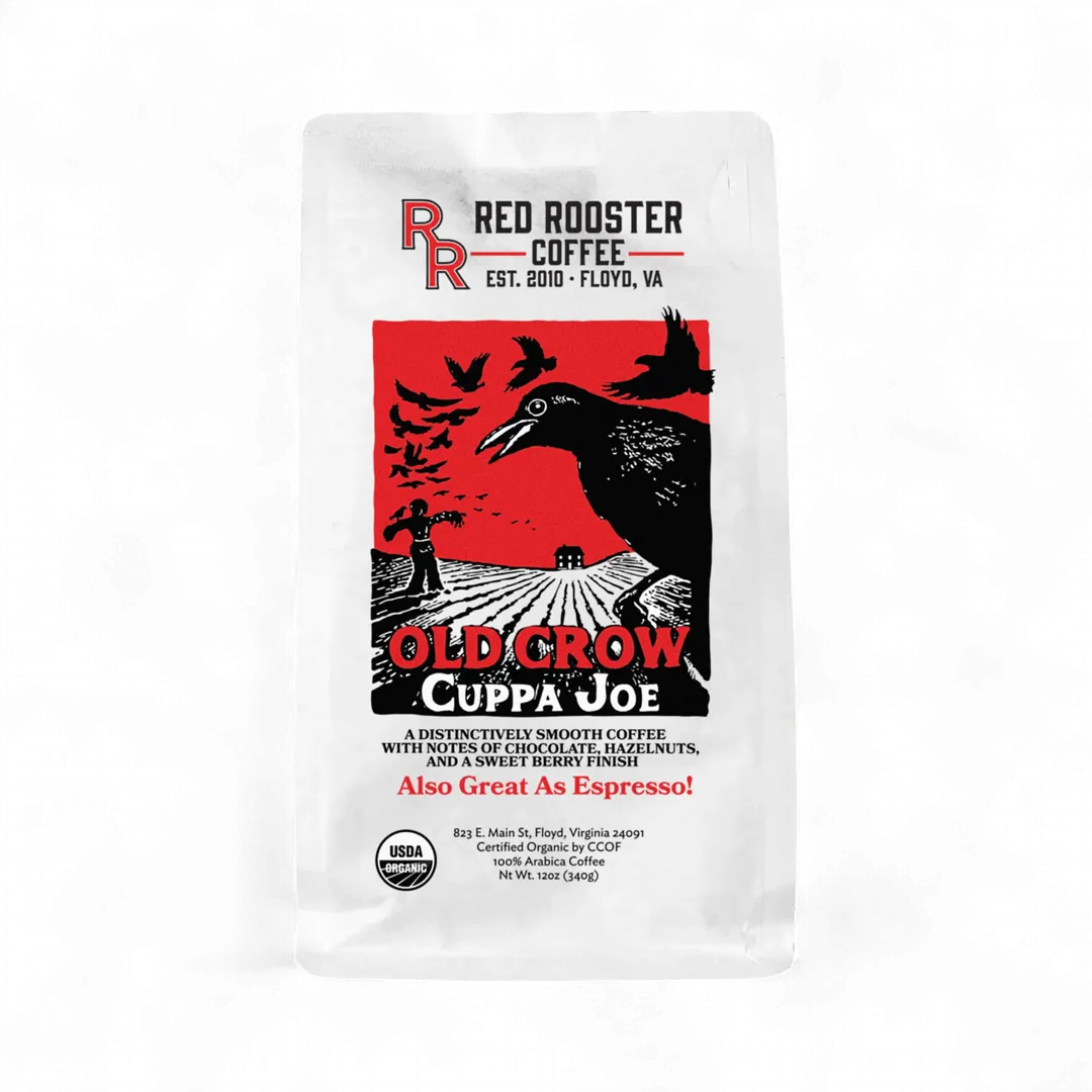 Organic Old Crow Cuppa Joe Espresso Coffee Beans