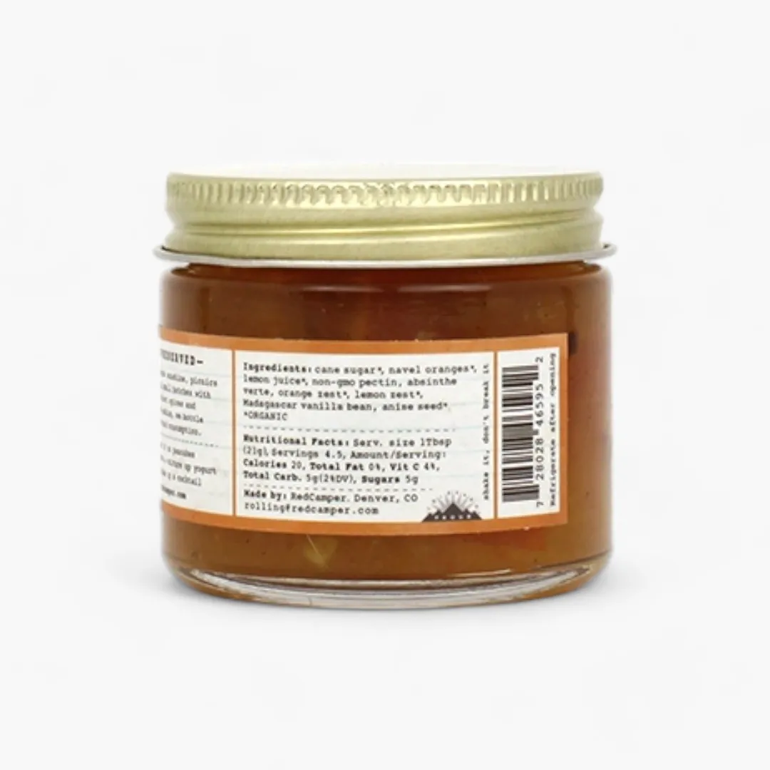 Absinthe Orange Deliciousness Marmalade - Picnic Size (2.75oz)