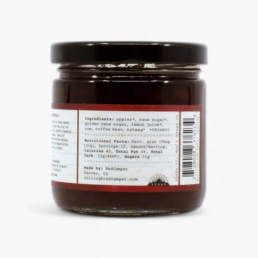 Campfire Apple Rum Deliciousness Preserves - Cheeseboard Size (9oz)