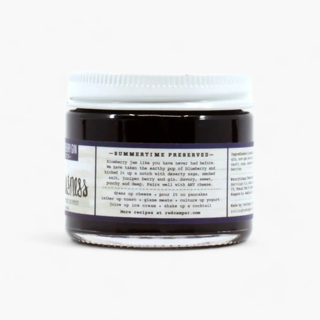 Desert Blueberry Gin Deliciousness Preserves - Picnic Size (2.75oz)