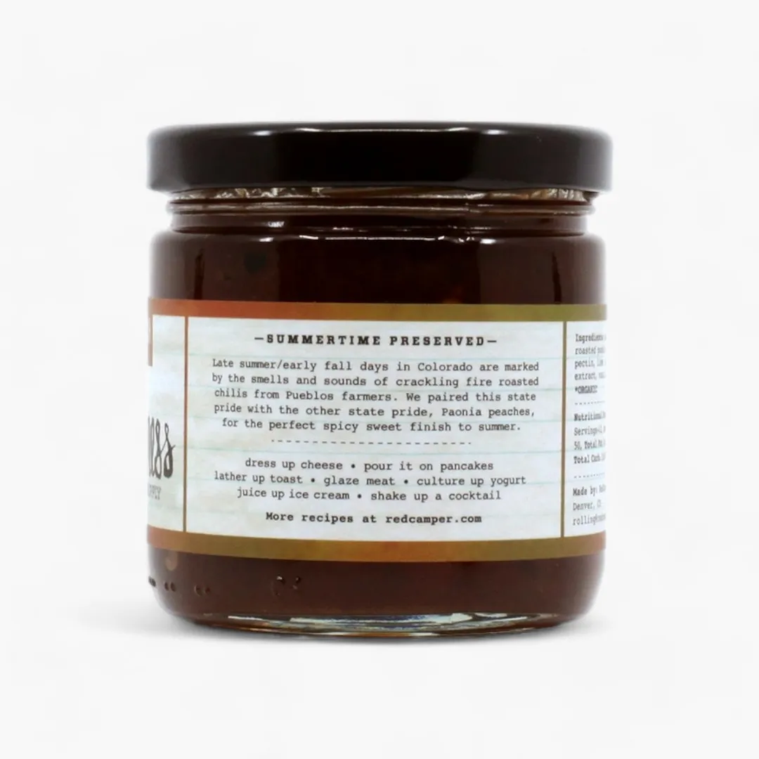 Pueblo Chile Peach Deliciousness Preserves - Cheeseboard Size (9oz)