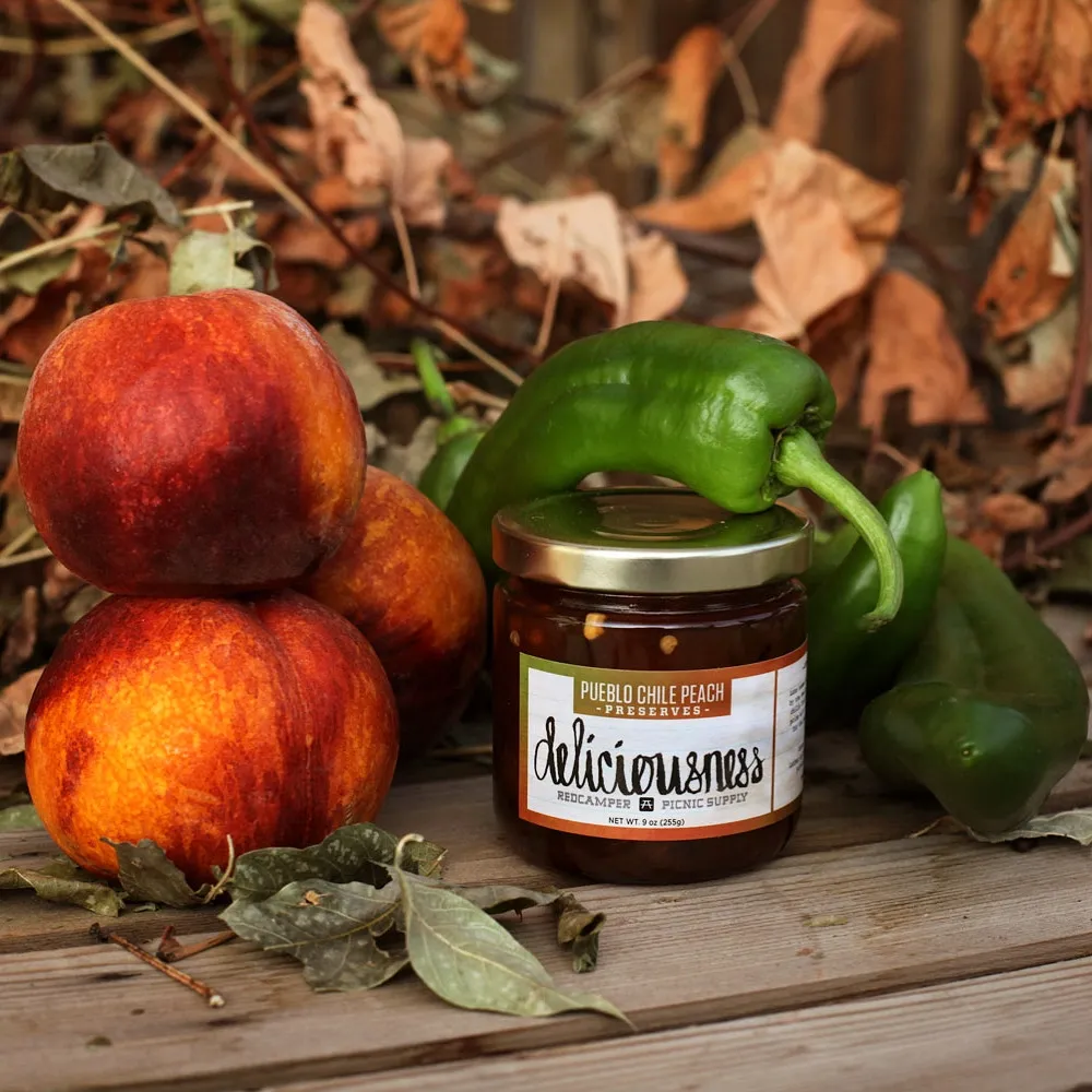 Pueblo Chile Peach Deliciousness Preserves - Cheeseboard Size (9oz)