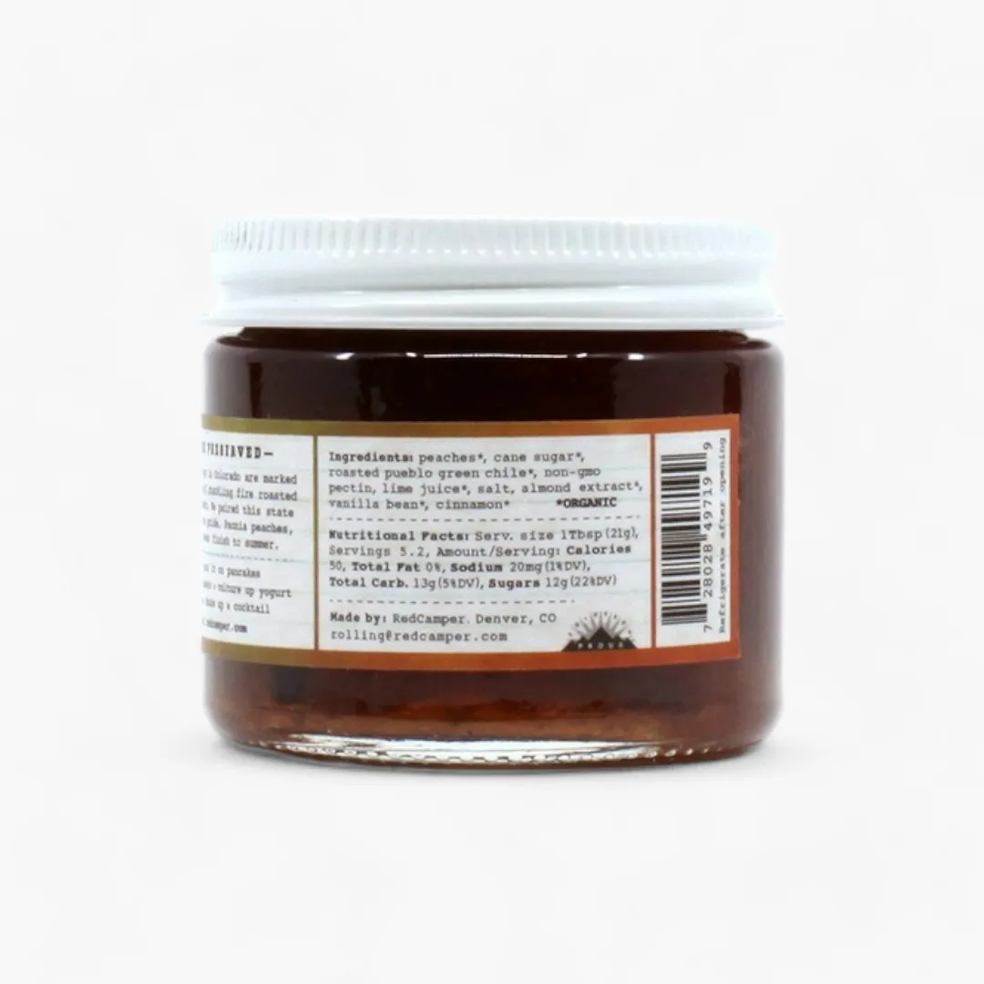 Pueblo Chile Peach Deliciousness Preserves - Picnic Size (2.75oz)