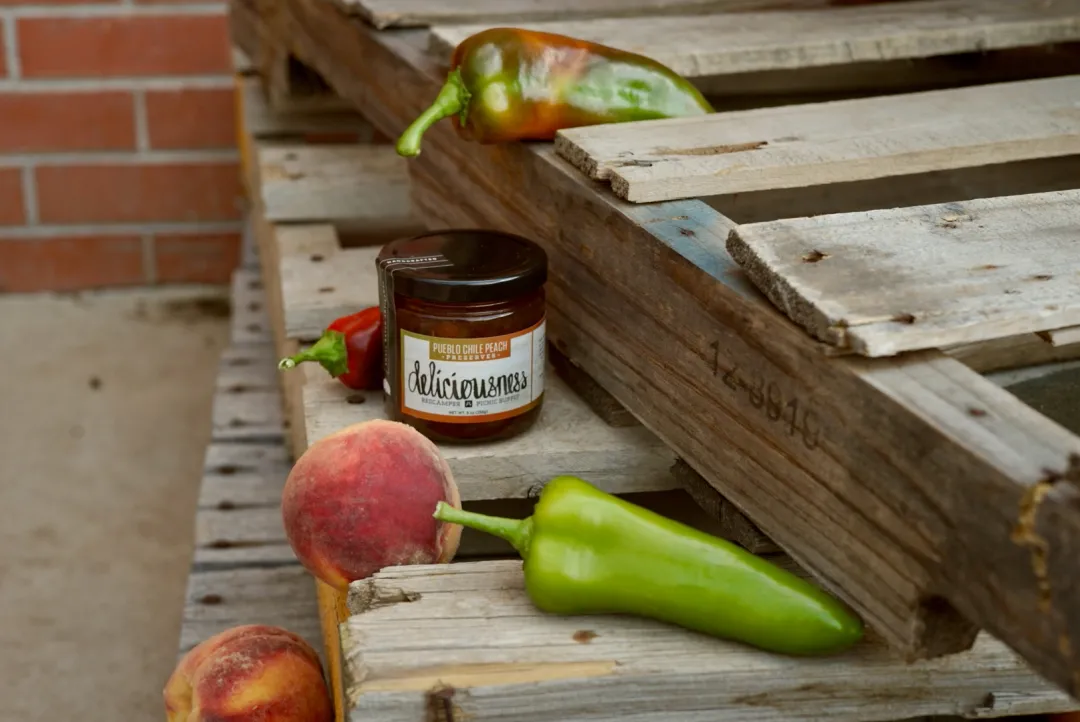 Pueblo Chile Peach Deliciousness Preserves - Picnic Size (2.75oz)