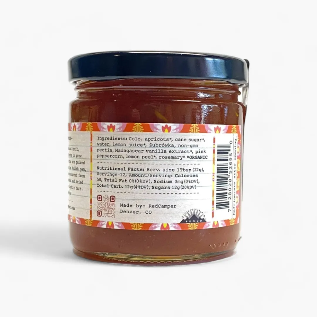 Rosemary Apricot Żubrówka Deliciousness - Cheeseboard Size (9oz)