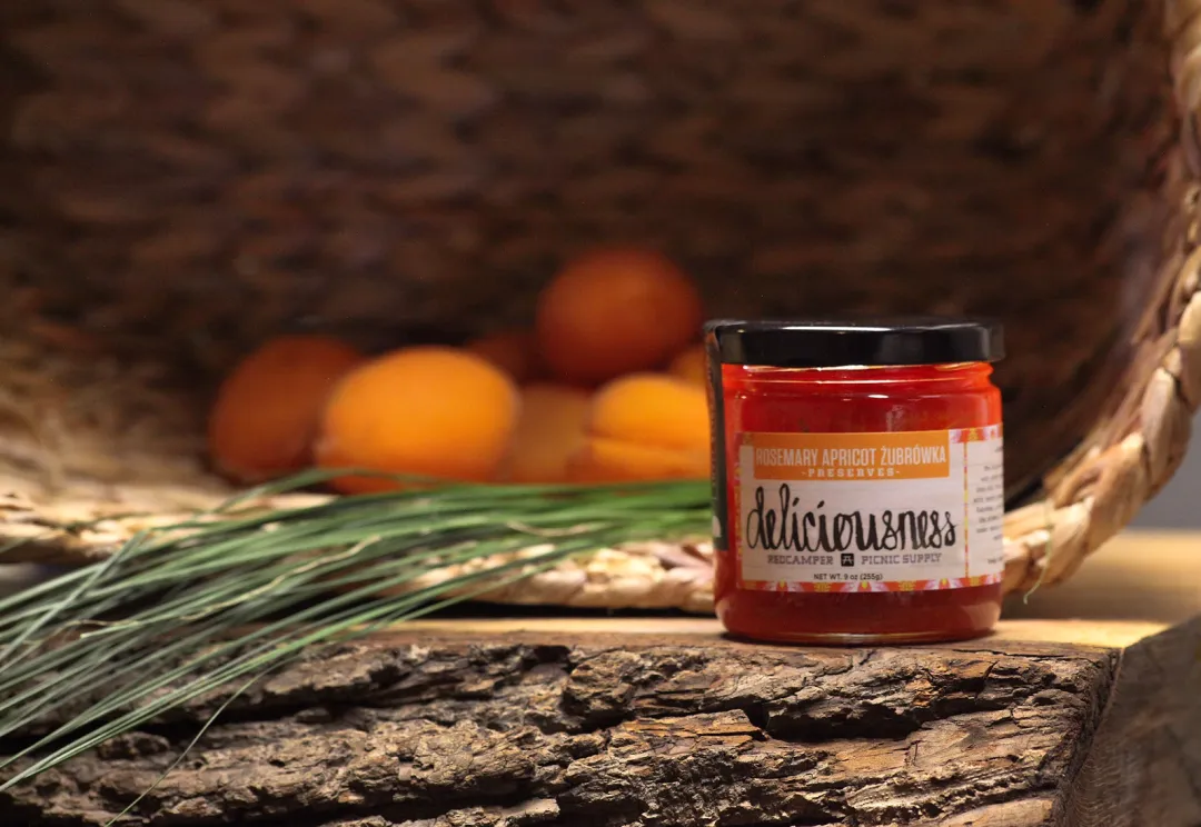 Rosemary Apricot Żubrówka Deliciousness - Cheeseboard Size (9oz)