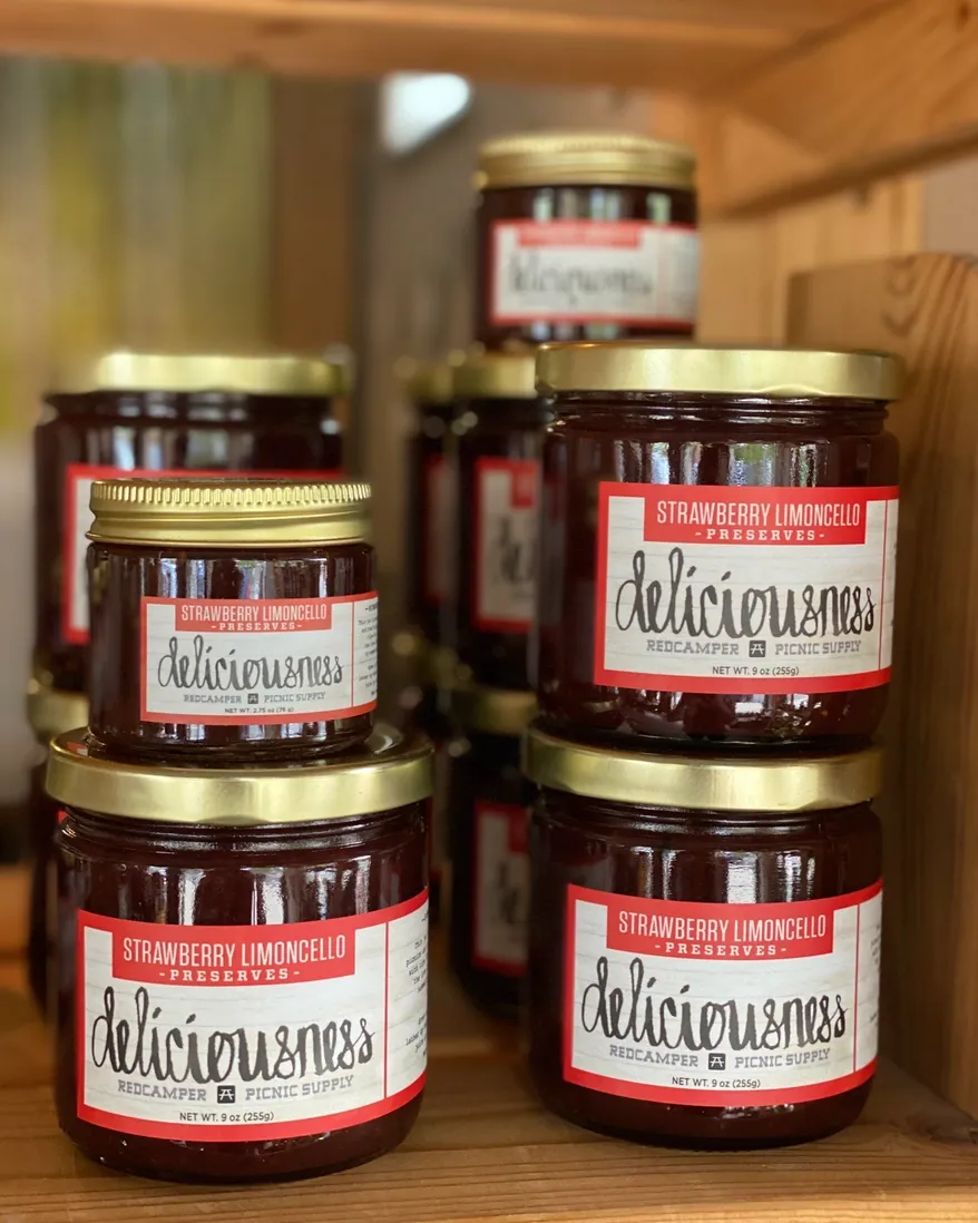 Strawberry Limoncello Deliciousness Preserves - Cheeseboard Size (9oz)