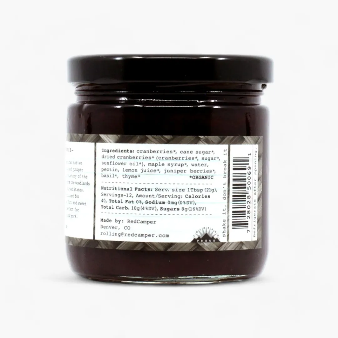 Sweetwater Cranberry Compote Deliciousness - Cheeseboard Size (9oz)