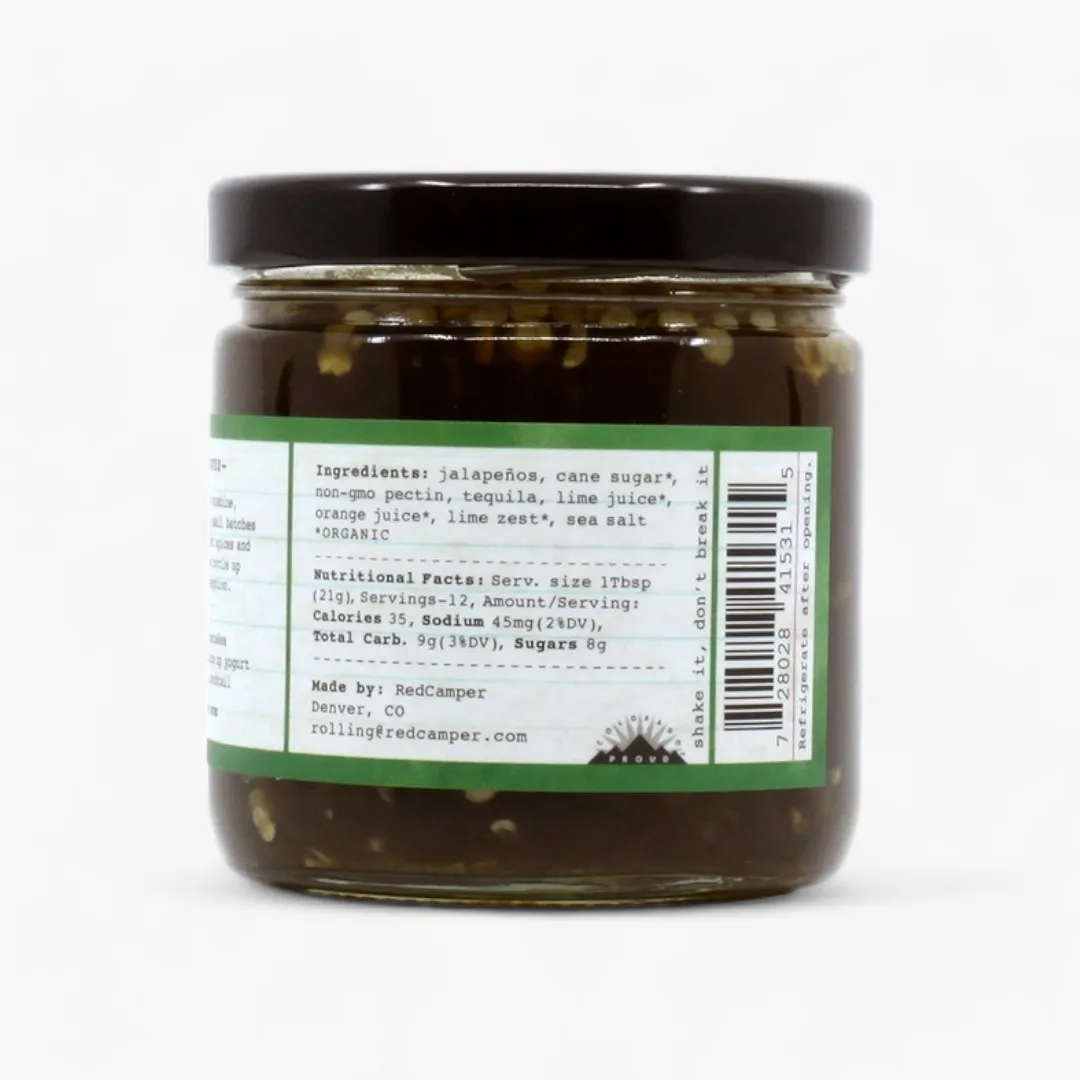 Tequila Jalapeño Deliciousness Preserves - Cheeseboard Size (9oz)