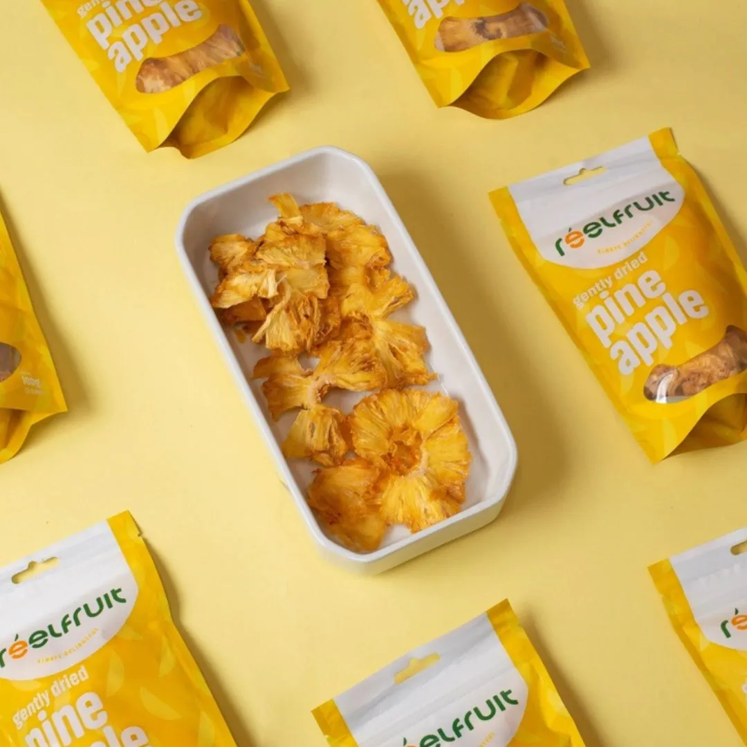 Gently Dried Pineapple. Gmo-Free, 100% Natural, No Added Sugar