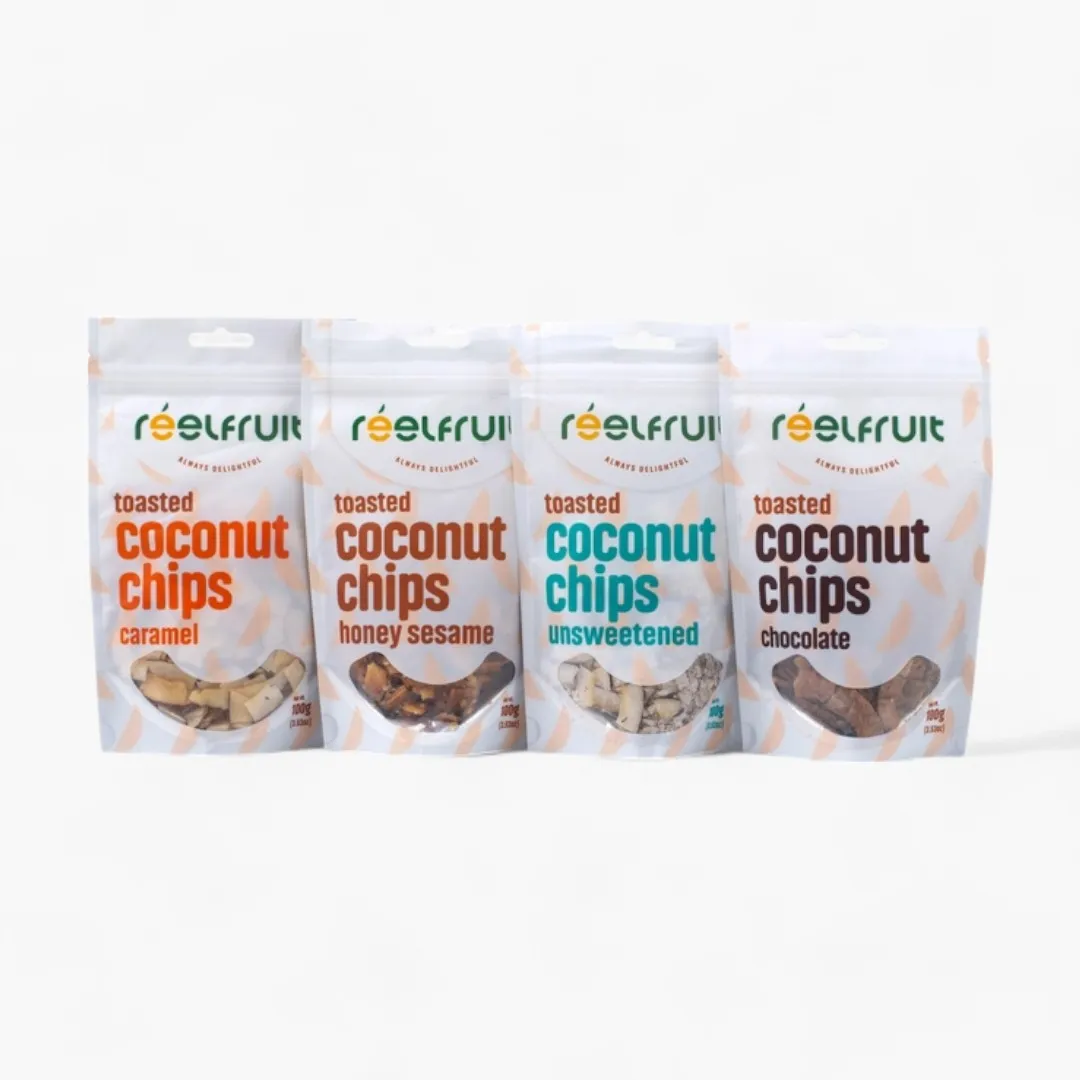 Toasted Caramel Coconut Chips Gmo Free, Vegan, Natural