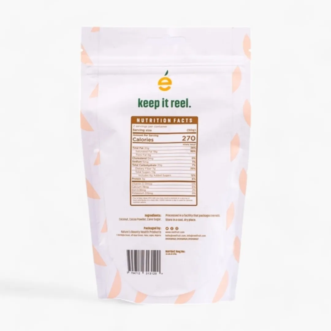 Toasted Chocolate Coconut Chips Toasted Caramel Coconut Chips Gmo Free, Vegan, Natural