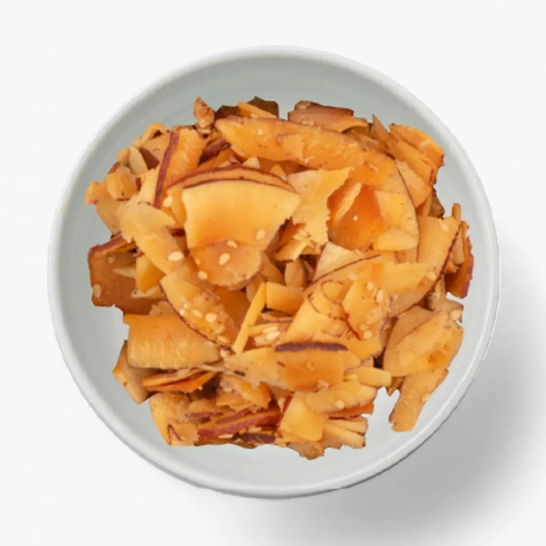 Toasted Honey Sesame Coconut Chips Toasted Caramel Coconut Chips Gmo Free, Natural, No Added Sugar