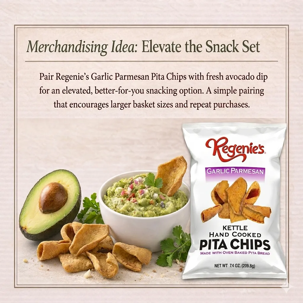 Kettle Pita Chips, Garlic Parmesan