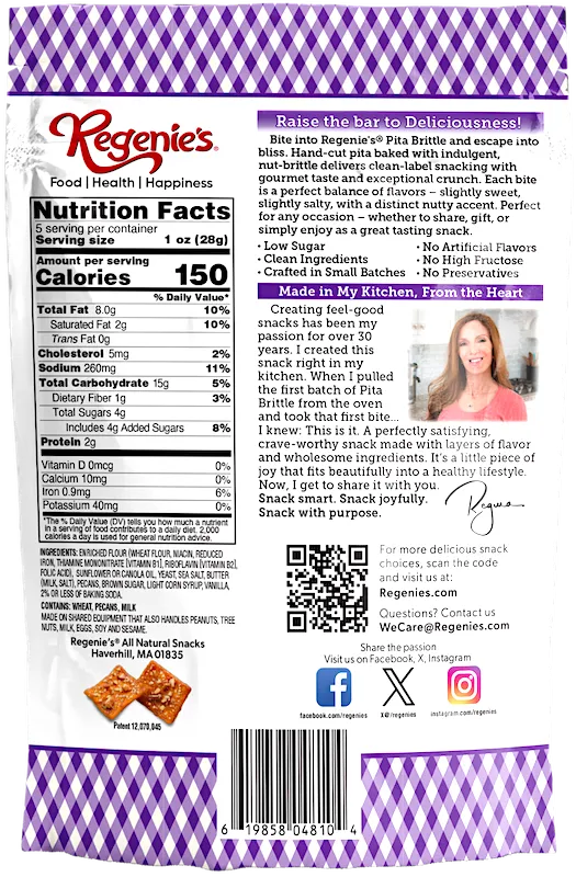 Pita Brittle® Salted Caramel Pecan (4.8 oz)