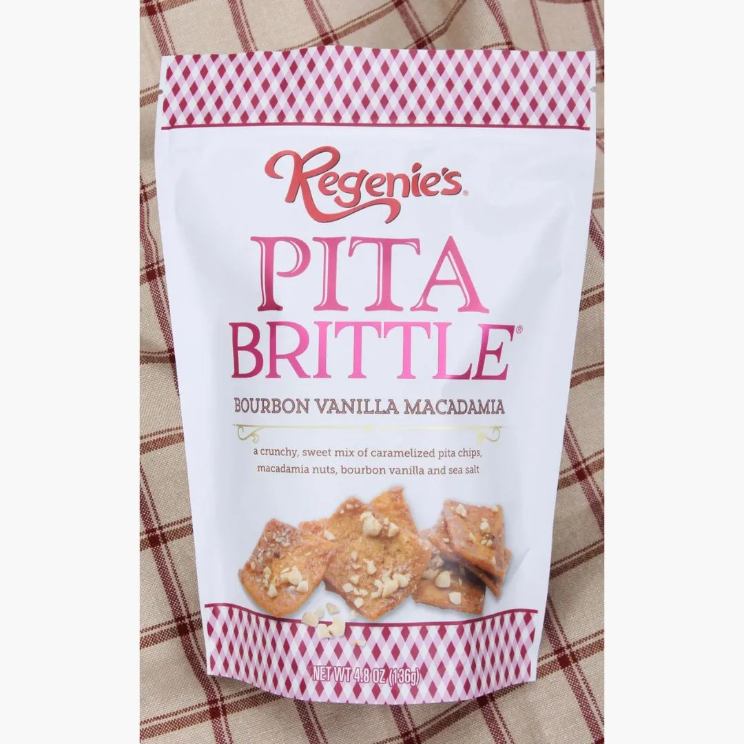 Pita Brittle® Bourbon Vanilla Macadamia (7.25 oz)