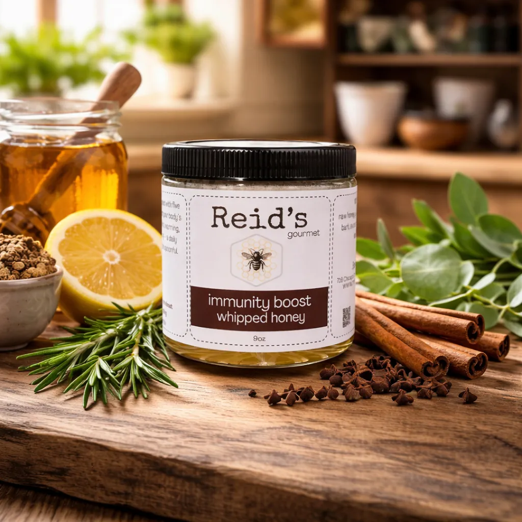 Immunity Boost Whipped Honey - 9oz Jar