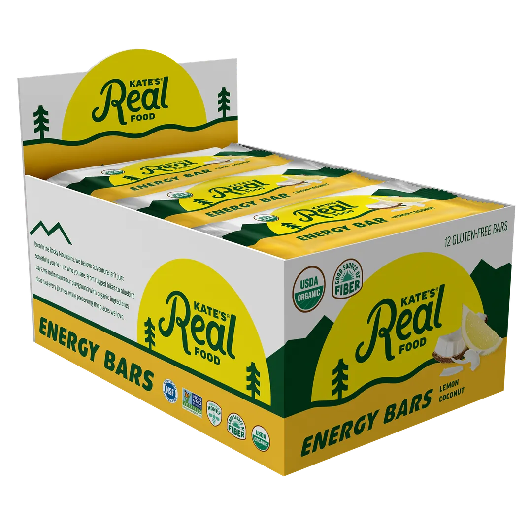 Kate's Real Food Lemon Coconut Oat Bar 2.2oz
