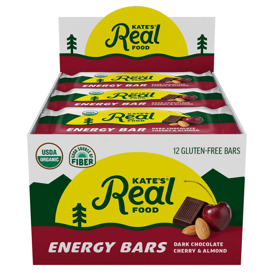 Kate's Real Food Dark Chocolate Cherry Almond Oat Bar 2.2oz