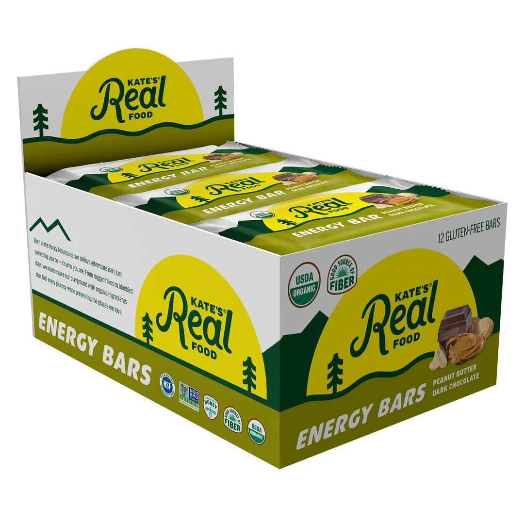 Kate's Real Food Peanut Butter Dark Chocolate Oat Bar 2.2oz
