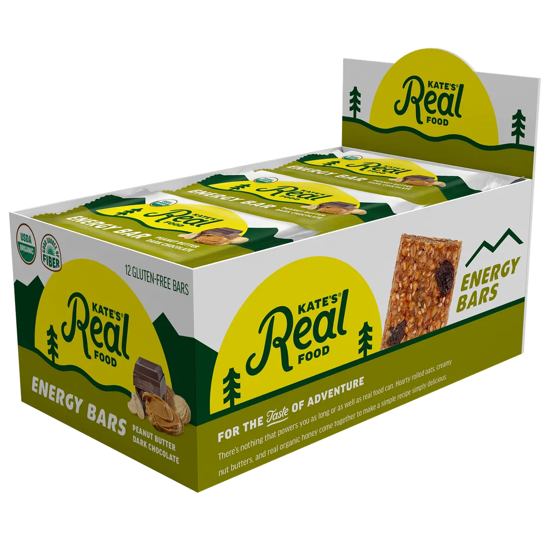 Kate's Real Food Peanut Butter Dark Chocolate Oat Bar 2.2oz